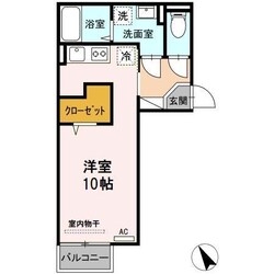 ブランネージュ理科大前の物件間取画像